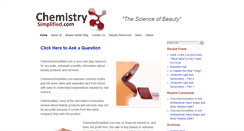Desktop Screenshot of chemistrysimplified.com