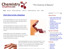 Tablet Screenshot of chemistrysimplified.com